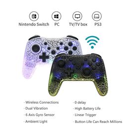 Game Controllers Joysticks Wireless Gaming Controller NS Gamepad for PC TV 6 Axis Dual Vibration Linear Trigger Game Stick Joystick HKD230831