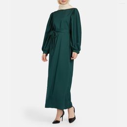 Ethnic Clothing Muslim Women Eid Long Dress Full Cover Islamic Elegant Abaya Dubai Turkey Robe Femme Musulmane Caftan Marocain Maxi Dresses