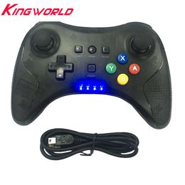 Game Controllers Joysticks Pro Controller gaming Remote control wireless Gamepad Game Joystick corlorful pad indicator light for W-i-i-U Pro with USB HKD230831