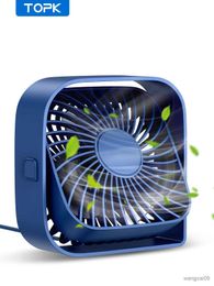 Electric Fans USB Desk Fan Strong Quiet Operation Speed Wind Mini Table Fan Head for Home Office Bedroom Table R230901