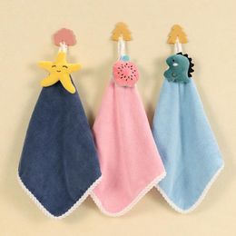 Towel Cleaning Cartoon Super Absorbent For Children Boys Girls Baby Soft Hand Kitchen Tools Gadgets Hanging Cloth