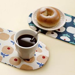 Table Mats Printed Placemats For The Fabric Craft Teacup Mat Hydrophilic Pad Japanese Household Dining Heat Proof