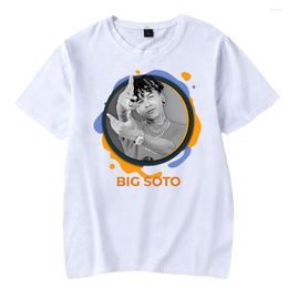 Men's T Shirts Big Soto Shirt Fashion Short Sleeve Harajuku Tee Summer Top Casual Style Pullover Streetwear White Tops Tees For Unisex