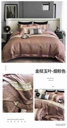 Bedding sets Colours Bedroom Modern Comforter Cotton Geometric Bedding Set Double Europe... R230901