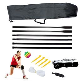 Balls Professional Volleyball Net Sports Backyard Badminton Rack Nets With Portable Storage Bag For 230831