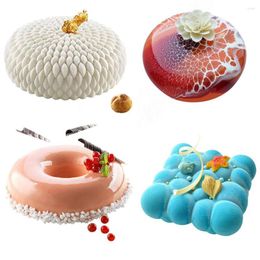 Baking Moulds Cake Mold Silicone Pastry Molds For Mousse Moluld Chiffon Brownie Forms Kitchen Bakeware Tools