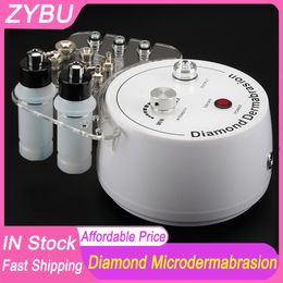 Portable 3in1 Microdermabrasion Beauty Machine Home Use Skin Care Facial Rejuvenation Diamond Dermabrasion Vacuum Suction Water Spray Exfoliation Peeling