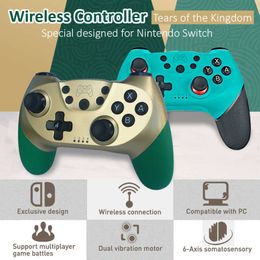 Game Controllers Joysticks 2023 Wireless Controller ZELDA For OLED Bluetooth-Compatible Gamepad Joystick For NS Game Accessories HKD230831