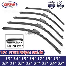 Windshield Wipers Car Wiper Blades J Hook Windscreen Wiper Automobile Windshield Wiper Soft Rubber 13" 18 19" 20" 21" 22" 24" 26" x0901