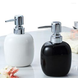 Liquid Soap Dispenser Ceramic Kitchen Sink Container Shampoo Pump Bottle Hand Sanitizer For Bathroom Accessories