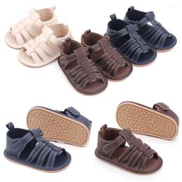 Sandals Summer Baby Boy Toddler Born Learning First Walking Rubber Sole Indoor And Outdoor Shoes CZ62