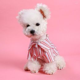 Dog Apparel Clothes Pyjamas T-shirt Puppy Summer Clothing Small Medium Dogs Pet Cooling Shirt Maltese Bichon Costume Apparels Supplies