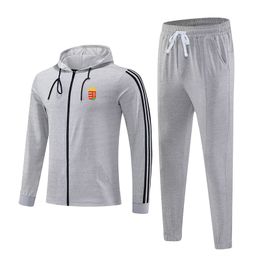 Hungary Men's Tracksuits outdoor sports warm long sleeve clothing full zipper With cap long sleeve leisure sports suit