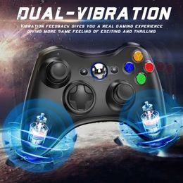 Game Controllers Joysticks 2.4G Wireless/USB Wired Game Controller For Xbox 360 host Console Joypad For Microsoft PC Windows 7 8 10 Gamepad HKD230831