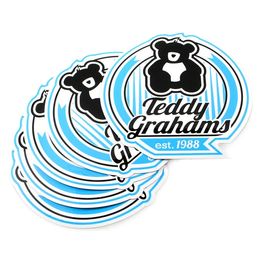 Индивидуальный дизайн персонализированный логотип самоклеящаяся водонепроницаемая виниловая наклейка из ПВХ с рисунком из мультфильма