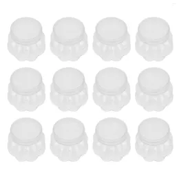 Storage Bottles 12 Pcs Pet Pumpkin Jar Containers Food Gift Packing Glass Candy The Transparent Child