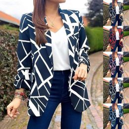 Women's Suits Womens Casual Long Sleeve Work Office Suit Jacket Lightweight Open Front Short Coat