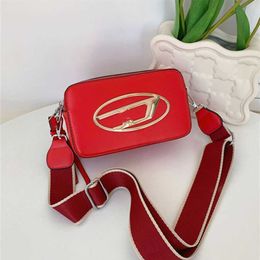 Retail Designer Womens Shoulder Bag Letter Print Colour Contrast Camera Versatile Messenger Bags 19-11-7cm Clearance 85% Off