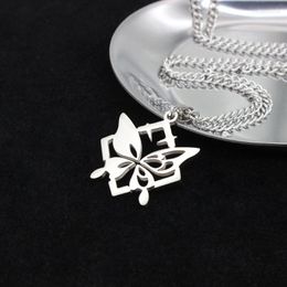 Pendant Necklaces Honkai Star Rail Necklace For Women Seele Character Image Woman Titanium Steel Silver Color Jewelry