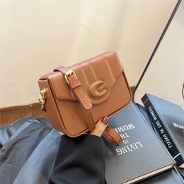 2023 New Fashion Versatile One Shoulder Crossbody Women's Portable Small Square Advanced Sense Box Bag Women 60% Off Outlet Online