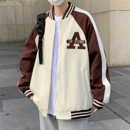 Men's Jackets Spring and Autumn Baseball Men Bomber Jacket Coat Boys 14 Junior High School Students 13 Fashion Brand Handsome 16 Youth 230831