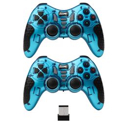 Game Controllers Joysticks 2pcs 600D Wireless Double Game Handle 2.4G USB Receiver 2-Player Gamepad for Android TV TV Box Game Box Game Stick PC etc. HKD230831