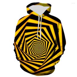 Men's Hoodies Vertigo Graphic For Men Women 3D Print Funny Clothes Fashion Creative Clothing Autumn Sweatshirt Tops