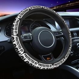 Steering Wheel Covers Car Gun Tactical Shooting Braid On The Cover Car-styling Elastische Accessories