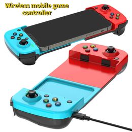 Game Controllers Joysticks Wireless Bluetooth Game Controller Telescopic Gamepad Joystick With Charging Cable For iOS Android HKD230831