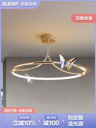 Ceiling Lights Butterfly Lamp Creative Post-modern Simple Luxury Bedroom Room
