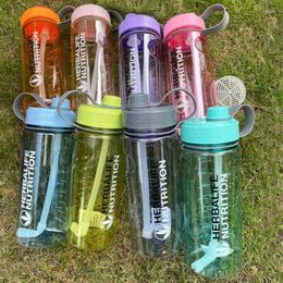 Water Bottles 8 Colour 1000ML Sports Bottle Large Capacity Drinkware Outdoor Travel Gym Fitness Jugs Portable Drinking