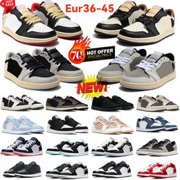 2024 New jumpman 1 low basketball shoes 1s Olive sneakers Reverse Mocha Black Phantom Shadow Toe Wolf Grey Vintage Pink mens womens outdoor sports trainers