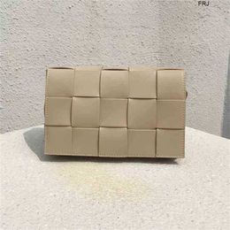 Cassettes Crossbody Bag BottegVenets Woven 7A Handmade Brick Female Hav