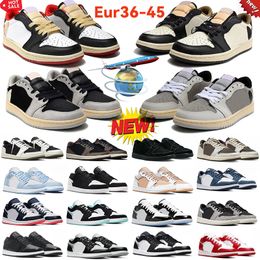 2024 jumpman 1 low basketball shoes 1s Olive sneakers Reverse Mocha Black Phantom Shadow TS Toe Wolf Grey Vintage Pink mens womens outdoor sports trainers 36-45