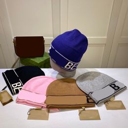 Fashion designer beanie skull caps new letter printed men beanies cashmere warm windproof baseball cap multi colors hats men women street st