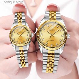 Other Watches CHENXI New Couple Luxury Brand Waterproof es Women Fashion Business Men High Quality Quartz Lover es Gift T230905