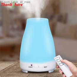 Humidifiers THANKSHARE Ultrasonic Air Humidifier Aroma Essential Oil Diffuser Aromatherapy Cool Mist Maker 200ml For Home Office SPA Fogger Q230901