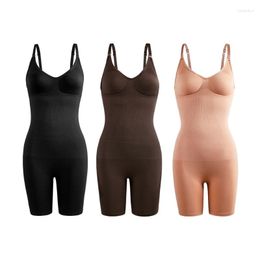 Women's Shapers Women Bodysuits Jumpsuit Shapewear Bodysuit For Tummy Control Sleeveless Short Exercise