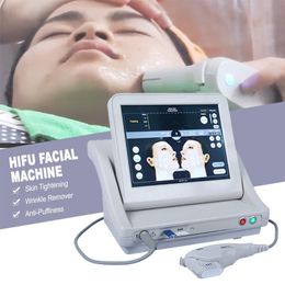 Newest Technology 5 Cartridges Focused Ultrasound Hifu Anti Wrinkle Machine Skin Tightening firming Skin Tightening skin care facial machine