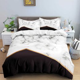 Bedding sets Marble Bedding Set Luxury Bed Set Geometric Duvet Cover Set Comforter Cover with case Girls Kids Bedding Set
