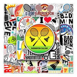 Gift Wrap 50pcs Badminton Anime Children Scrapbooking Stickers Waterproof PVC Skateboard Guitar Suitcase Funny Graffiti Sticker Kids Toy