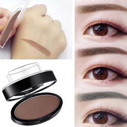 Eyebrow Enhancers 9 Optional Lazy Stamp Quick Makeup Eye Brow Stamps Powder Pallette Natural Easy To Wear Gray Brown Eyebrows Seal 230831