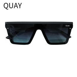 QUAY New Large Frame Men's Sunglasses Integrated Windshields Cycling Women's SUN Glasses Gradual Sunshade Glasses