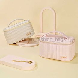 Totes Women's Leather Travel High Capacity Cute Makeup makeup bag Portable Ice Cream Colour caitlin_fashion_ bags