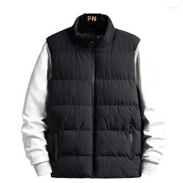 Men's Vests For Jacket Sleeveless 2023 Versatile Clothing Autumn Colete Vest Winter Warm Men Male And Slim