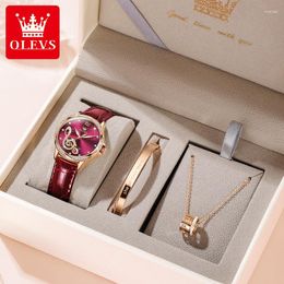 Wristwatches Automatic Mechanical Watch Diamond-studded Musical Note Literally -selling Waterproof Ladies Gift Box