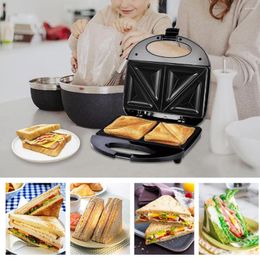 Bread Makers Breakfast Machine Heat-Resistant Handle Pancakes Baker Antiskid Foot Non-Stick Double-sided Heating For Kitchen Gadgets