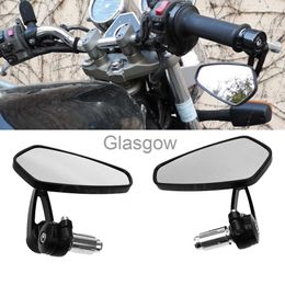 Motorcycle Mirrors Motorcycle 22mm Handlebar Mirror Rearview Motorcycle Bar End Mirror For Yamaha MT09 MT07 For Honda cb500x pcx msx 125 shadow x0901