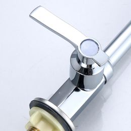 Bathroom Sink Faucets Household Single Cold Water Faucet Zinc Alloy Kitchen Quick Open Washbasin Vertical