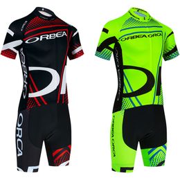 Fluor Green ORBEA ORCA Bike Jersey Men Women 2024 Fashion Team Pro Cycling Jersey Maillot 20D Bibs Shorts Clothing